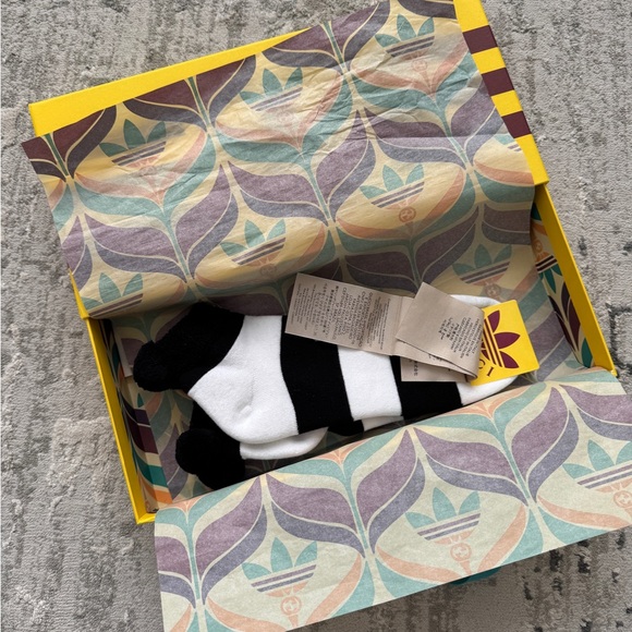 NWT 2022 Gucci x Adidas Socks M - Picture 2 of 10